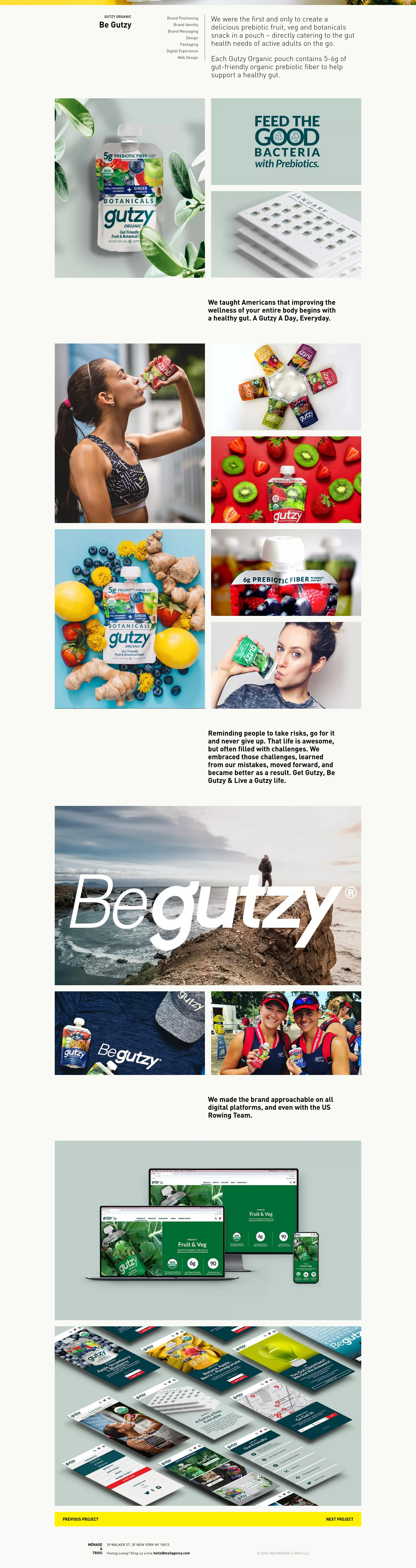 Creative Agency project — The Gutzy system in detail